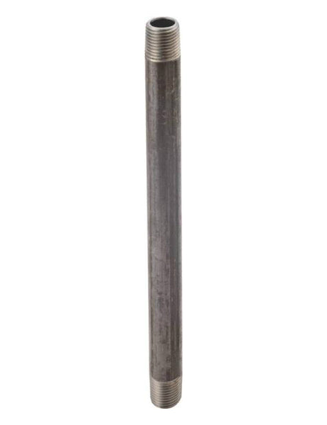 Worldwide Sourcing 1X12 Black Pipe Nipple, 1" x 12"