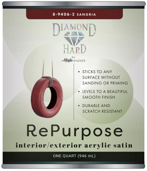 Majic 8-9406-2 Diamond Hard Repurpose Enamel Paint, 1 Quart