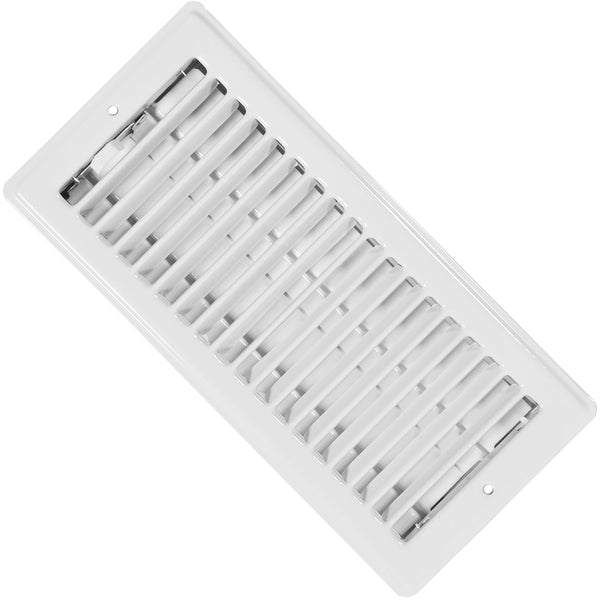 Imperial RG0133 Louvered Ceiling Register, 4" x 10", White
