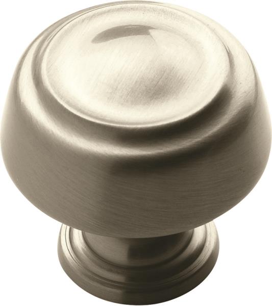 Amerock BP53700G10 Kane Cabinet Knob, 1-1/4", Satin Nickel
