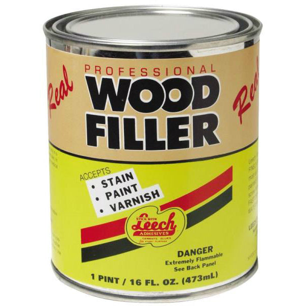 Leech LWF-69 Pro Wood Filler, Pint