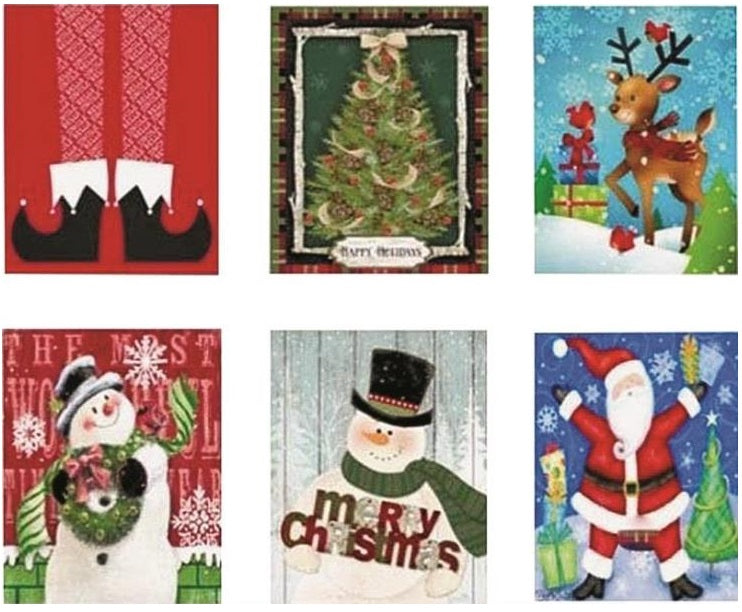 Holiday Basix 69612 Christmas Gift Bag, Super Jumbo, Assorted Designs