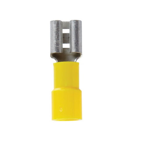 Jandorf 60826 Vinyl Insulated Female Disconnect Terminal, 12-10 Gauge AWG