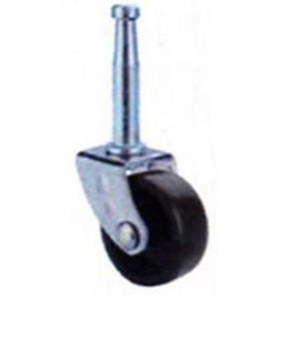 Mintcraft JC-B22 Stem Casters, 2", Zinc Plated, Black