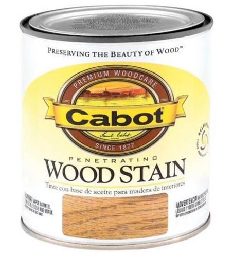 Cabot 144.0008124.003 Interior Oil Wood Stain, 1/2 Pint, Cherry