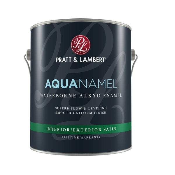 Pratt & Lambert Z0782 Aquanamel Waterborne Alkyd Enamel, 1 Gallon
