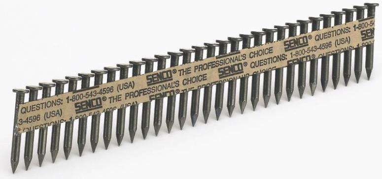 Senco ND25AHBD Metal Connector Paper Tape Collated Nail, 0.162 x 2-1/2"