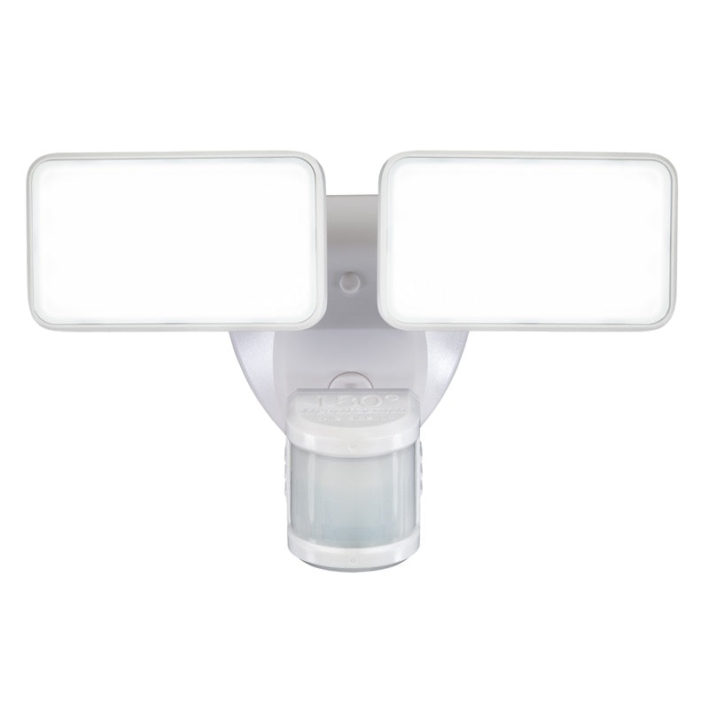 Heath Zenith HZ-5835-WH Motion-Sensing Hardwired Security Wall Light, White