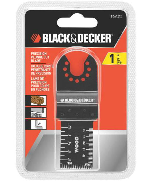 Black & Decker BDA1212 Precision Plunge Cut Blade, 1" L