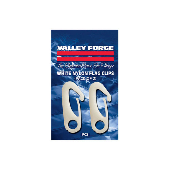Valley Forge FC2 Nylon Flag Clip, Pack 2