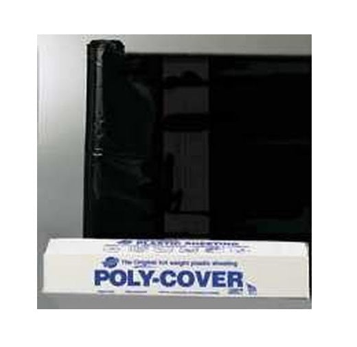 LBM Poly 4X40-B Polyethylene Sheeting Film, 40&#039; x 100&#039;, Black