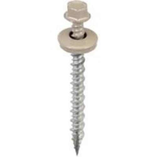 Acorn SW-MW2TP250 Metal Building Screw, 2", Taupe