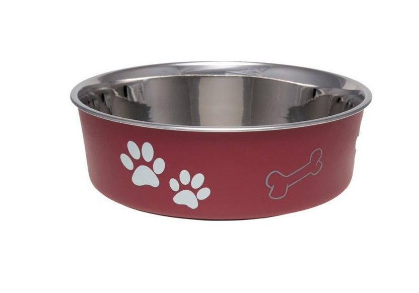 Boss Pet 7413MM Bella Bowl, Medium, Merlot
