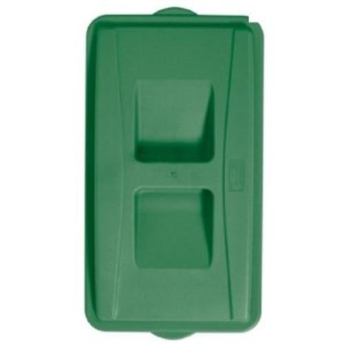 Continental Commercial 7315GN Wall Hugger Green Recycle Lid, For 8322