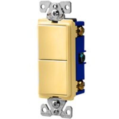 Cooper Wiring 7728V-SP Combination Switches, Ivory