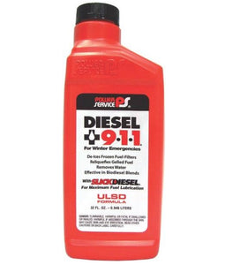 Power Service 8025 Diesel 911 Additive, 32 Oz