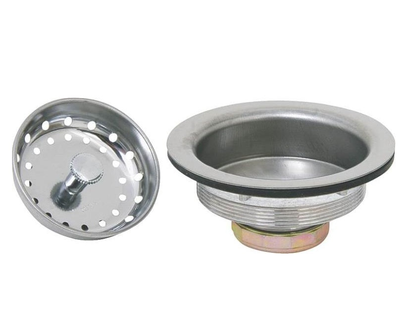Worldwide Sourcing 8039CP-3L Sink Strainer, Stainless Steel