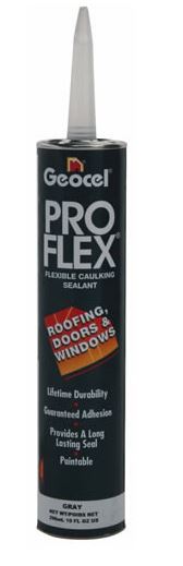 Geocel 26102 Pro Flex Tripolymer Sealant, Gray, 10 Oz