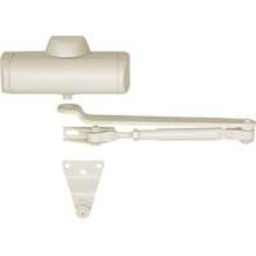 Stanley 820241 Door Closer With Hold Open, Ivory, 85 Lbs