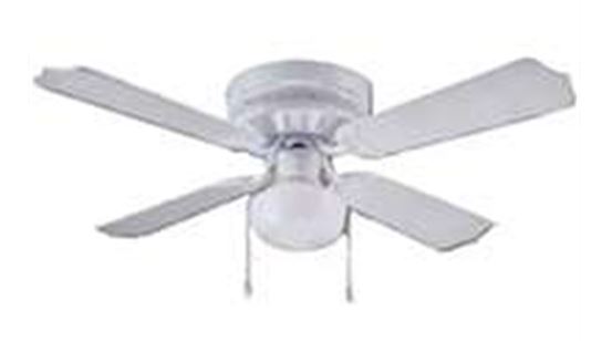 Boston Harbor CF-78126 Hugger Ceiling Fan, 42", White