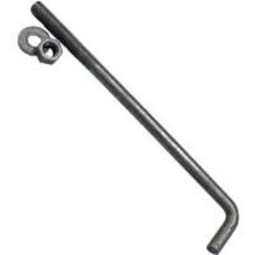 National Nail AG06 Pre-Formed Anchor Bolts, 1/2" x 6", Steel, 50 pk