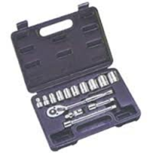 Vulcan TS1015 Socket Set, Chrome Vanadium Steel