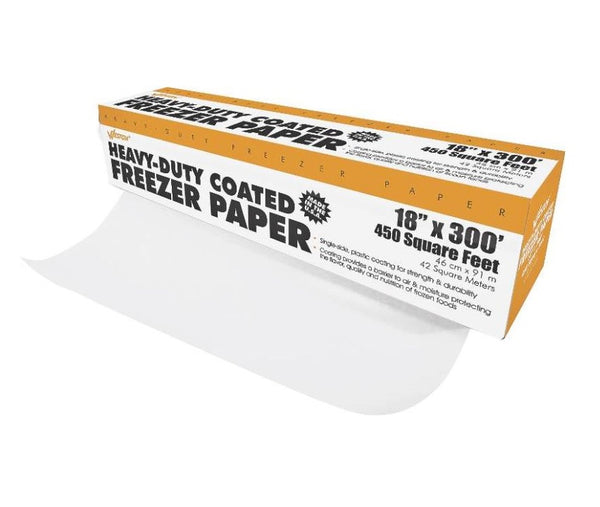Weston 834001W Heavy Duty Freezer Paper, 18" x 300&#039;