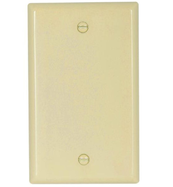 Cooper Wiring 2129LA Standard Size Blank Wall Plate, Light Almond