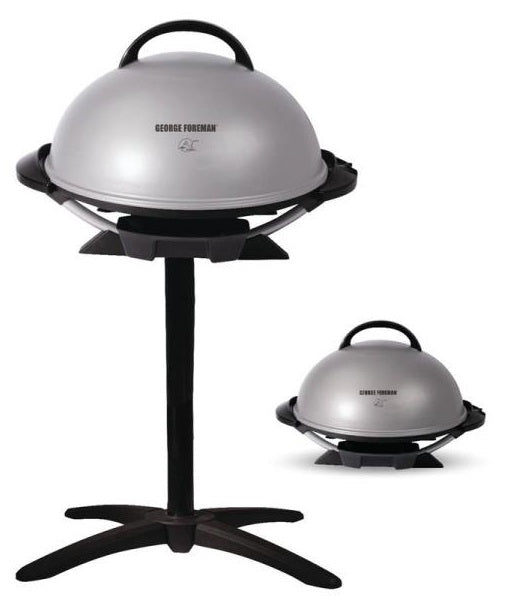 George Foreman GFO240S Indoor/Outdoor Electric Grill, 1600 W, 120 V