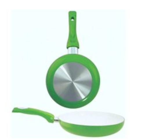 Dura-Kleen 8128-GR Ceramic Coated Aluminum Fry Pan, 11", Green