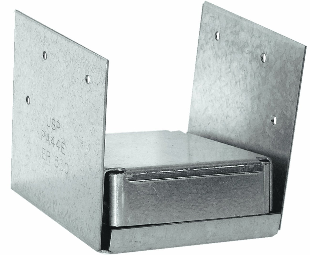 USP PA44E-TZ 2-Sided Post Anchor, 4" x 4", Triple Zinc