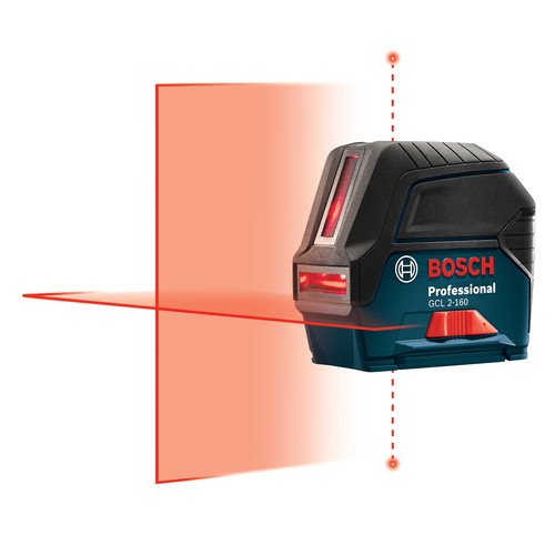 Bosch GCL 2-160 Crossline Laser Combo with Plumb Points