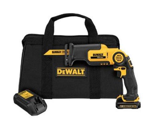 Dewalt DCS310S1 Pivot Reciprocating Saw Kit, 12 Volt