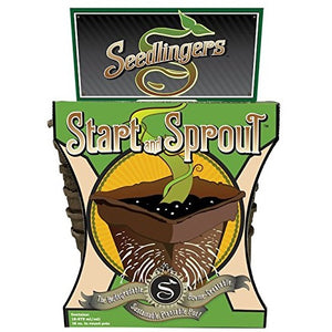 Seedlingers SSP-R-312 Start & Sprout Pot, 3 Round