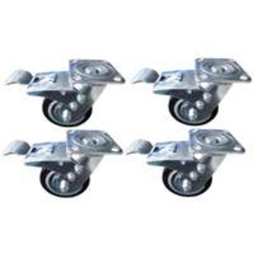 Vulcan CASTER5 Caster Set with Brake Function, 5" Dia, 4-Piece