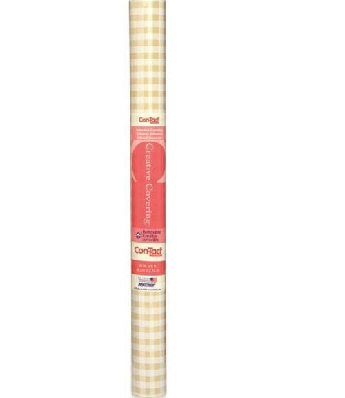 Con-Tact Brand 09F-C9423-12 Self-Adhesive Shelf and Drawer Liner, Khaki, 18" X 9&#039;