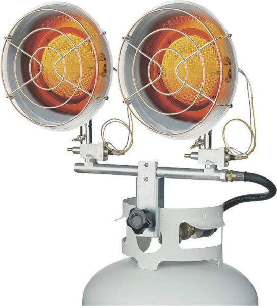 Dura Heat TT30CDGP Double Burner Tank Top Heater, 30,000 BTU&#039;s