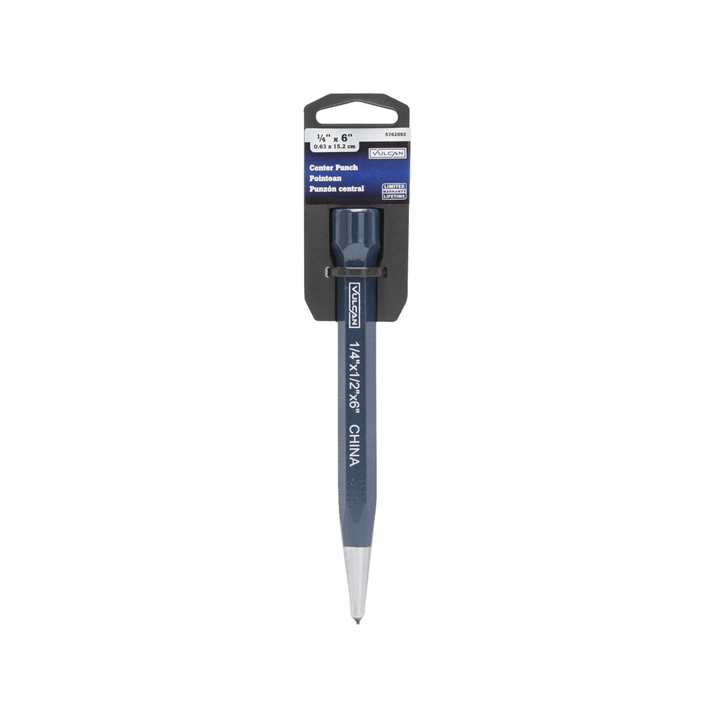 Vulcan JL-CSL017 Center Punch, 1/4 Inch x 6 Inch