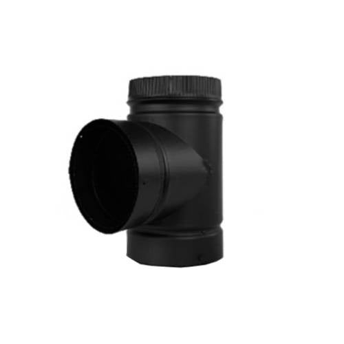 Selkirk DSP7TE-1 Stove Pipe Tee With Cap, 7" Diameter