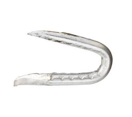 Fox Valley FJ12VC Fence Staples, 1-1/4", Barbed, Galvanized, 50 Lb.