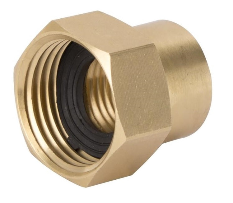Landscapers Select GHADTRS-5 Double Garden Hose Connector, 1/2" x 3/4"