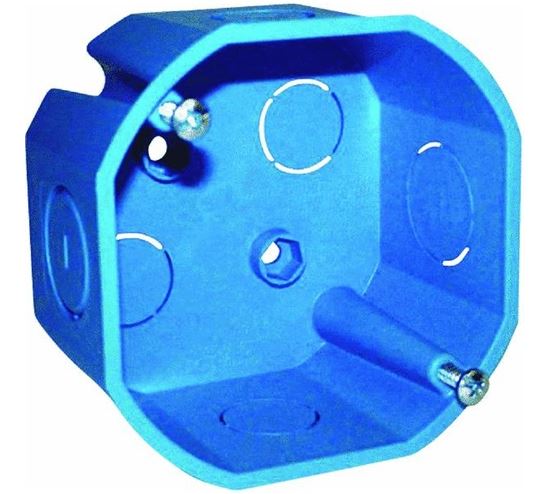 Carlon A615DE-CAR Octagon Ceiling Box, 4" x 2-1/8"