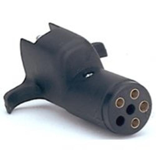 Reese 74605 6-Round To 4-Flat Trailer Connector Adapter
