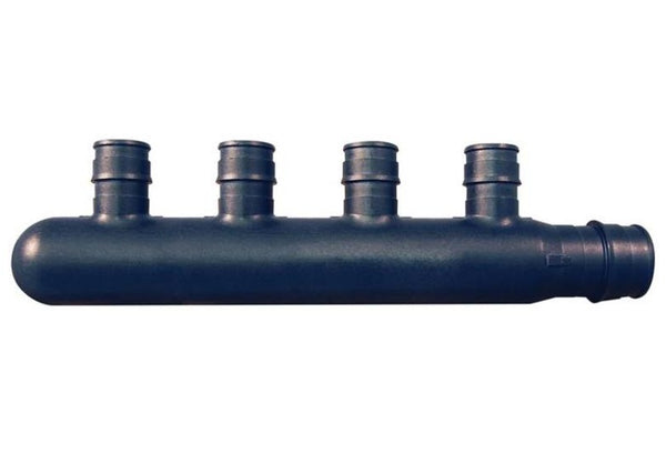 Apollo EPXM4PT 4 Port Pipe Manifold, Closed End, 3/4" x 1/2"