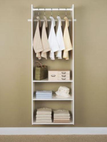 Easy Track RV1472 Hanging Tower Closet Kit, 72", White
