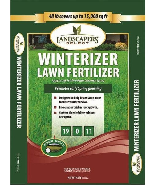 TurfCare 902734 Landscapers Select Lawn Winterizer, 19-0-11, 48 lbs