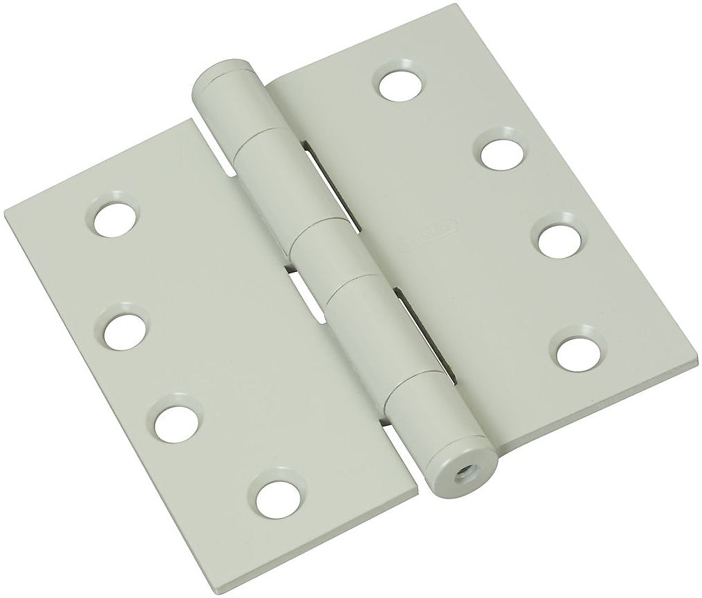 Stanley Hardware S820-670 Square Corner Door Hinge, Powder Coated White