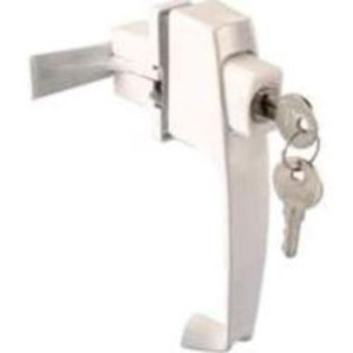 Mintcraft 47015-UKW White Push-Button Latch, 7/8" to 1-1/4" thick
