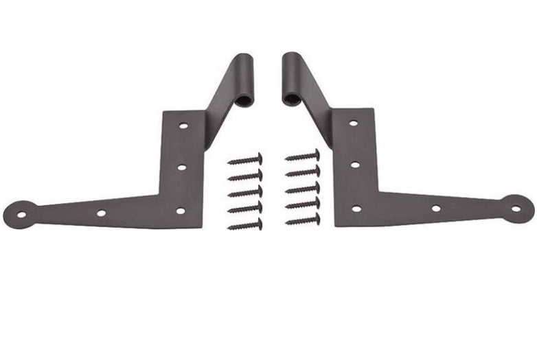 Prosource SH-S06-PS Shutter L-Hinges, 2-1/4", Black Powder Coated, 2/Pack