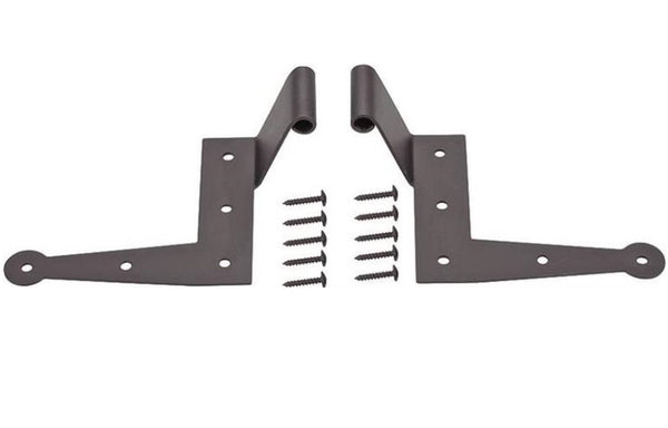 Prosource SH-S06-PS Shutter L-Hinges, 2-1/4", Black Powder Coated, 2/Pack